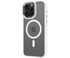Dėklas Tactical MagForce Hyperstealth 3.0 Cover for Apple iPhone 15 Pro Max Snow Baltas