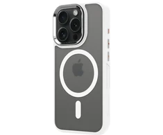 Dėklas Tactical MagForce Hyperstealth 3.0 Cover for Apple iPhone 15 Pro Snow Baltas