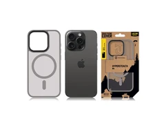 Dėklas Tactical MagForce Hyperstealth dangtelis, skirtas iPhone 15 Pro Light Pilkas