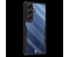 Tactical Quantum Stealth dėklas skirtas Samsung Galaxy S26 skaidrus/juodos spalvos
