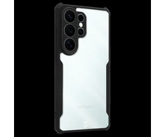 Tactical Quantum Stealth dėklas skirtas Samsung Galaxy S26 Ultra skaidrus/juodos spalvos