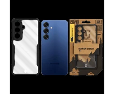 Tactical Quantum Stealth dėklas skirtas Samsung Galaxy S26 skaidrus/juodos spalvos