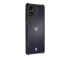 Dėklas Tactical Quantum Stealth Cover for Motorola G04 Clear/Juodas