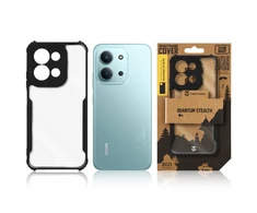 Tactical Quantum Stealth dėklas skirtas Xiaomi Redmi 15C 4G/5G Clear/Juodas