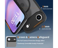 „Tech-Protect BasicMag MagSafe“ dėklas, skirtas „iPhone 17 Air“ – matinis juodas