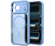 Dėklas Tech-Protect Basicmag Magsafe iPhone 17 Pro / 18 Pro matte light mėlynas