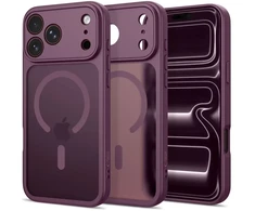 Dėklas Tech-Protect Basicmag Magsafe iPhone 17 Pro / 18 Pro matte dark cherry