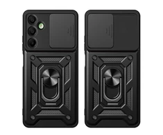 Tech-Protect CamShield Pro dėklas skirtas Samsung Galaxy A17 4G / 5G – juodos spalvos
