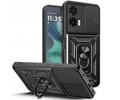 Motorola Moto G35 5G Tech-Protect Camshield Pro dėklas jūsų telefonui juodos spalvos