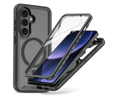 Dėklas Tech-Protect Defense MagSafe Samsung Galaxy S26 Matte juodos spalvos