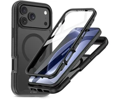 Dėklas Tech-Protect Defense Magsafe do iPhone 17 pro / 18 Pro matte juodas