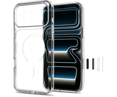 Dėklas Tech-Protect Flexair Hybrid CC MagSafe Case for iPhone 17 Pro / 18 Pro - Clear