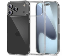 „Tech-Protect FlexAir“ hibridinis dėklas, skirtas „iPhone 17 Pro Max“ – skaidrus