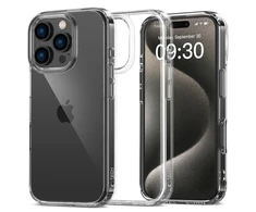 Apple iPhone 16 Pro Tech-Protect Flexair Hybrid Clear dėklas telefonui skaidrus