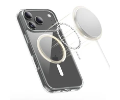 „Tech-Protect FlexAir Hybrid MagSafe“ dėklas, skirtas „iPhone 17 Pro Max“ – skaidrus