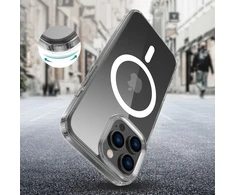 Apple iPhone 16 Pro Max Tech-Protect FlexAir Hybrid MagSafe Clear dėklas telefonui skaidrus