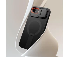 Tech-Protect Kevlar Aura MagSafe dėklas skirtas Apple iPhone 16e – juodos spalvos
