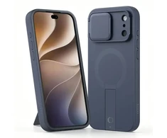 Dėklas Tech-Protect Kevlar Aura MagSafe Case for iPhone 18 Pro / 17 Pro - Navy Mėlyna
