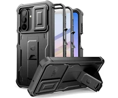 Dėklas Tech-Protect Kevlar Cam+ 2-Set Case for Samsung Galaxy A17 / A18 4G / 5G - juodas