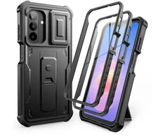 Dėklas Tech-Protect Kevlar Cam+ 2-Set Case for Samsung Galaxy A17 / A18 4G / 5G - juodas