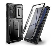 Tech-Protect Kevlar Cam+ Samsung Galaxy S25 Ultra – dėklas telefonui juodos spalvos