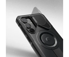 Tech-Protect Kevlar MagSafe+ Samsung Galaxy S25 – dėklas telefonui juodos spalvos