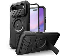 Tech-Protect Kevlar MagSafe dėklas skirtas Apple iPhone 17 Air – juodos spalvos