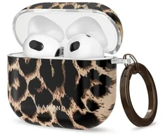 Dėklas Tech-Protect Lamano case for AirPods 4 / 5 - juodas and ruda