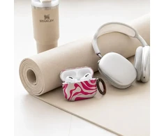 Dėklas Lamano Tech-Protect Case for AirPods Pro 3 - Rožinė and rusvai gelsvas