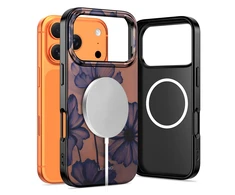 Dėklas Tech-Protect Lamano MagSafe case for iPhone 17 Pro Max - ruda-violetinė