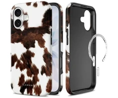 Dėklas Tech-Protect Lamano MagSafe case for iPhone 17 - ruda and baltas
