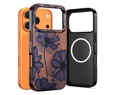 Dėklas Tech-Protect Lamano MagSafe case for iPhone 17 Pro - ruda-violetinė