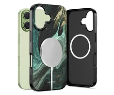 Tech-Protect Lamano MagSafe dėklas telefonui Apple iPhone 17 Verde Aura