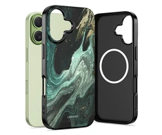 Tech-Protect Lamano MagSafe dėklas telefonui Apple iPhone 17 Verde Aura