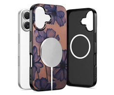 Dėklas Tech-Protect Lamano MagSafe case for iPhone 17 - ruda-violetinė