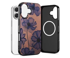 Dėklas Tech-Protect Lamano MagSafe case for iPhone 17 - ruda-violetinė