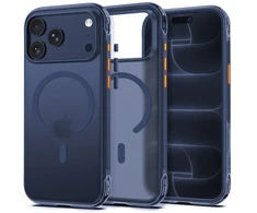 Dėklas Tech-Protect MAGAIR MAGSAFE CC iPhone 17 PRO MAX / 18 PRO MAX MATINIS TAMSIAI MĖLYNAS