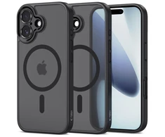 Tech-Protect MagCam MagSafe dėklas skirtas iPhone 17 – matinis juodos spalvos