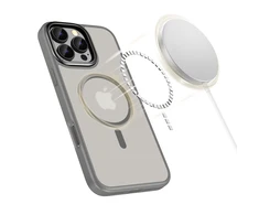 Dėklas Apple iPhone 16 Pro Max Tech-Protect MagEdge MagSafe Titanium / Gunmetal