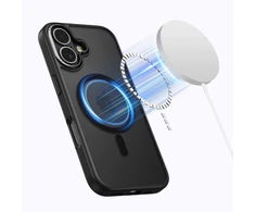„Tech-Protect MagEdge MagSafe“ dėklas, skirtas „iPhone 17“ – matinis juodas