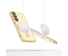 Dėklas Tech-Protect Magflex Magsafe Galaxy S25 Edge blizgus auksinis