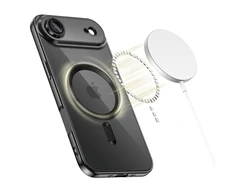 „Tech-Protect MagFlex MagSafe“ dėklas, skirtas „iPhone 17 Air“ – skaidrus, juodas