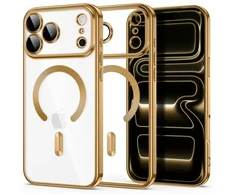 Dėklas TECH-PROTECT MAGFLEX MAGSAFE IPHONE 17 PRO / 18 PRO SHINY GOLD
