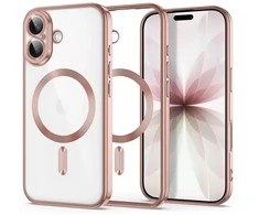 Dėklas Tech-Protect MagFlex Case for iPhone 17 - Transparent Rožinė