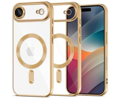 Tech-Protect MagFlex MagSafe dėklas skirtas Apple iPhone 17 Air – skaidrus aukso spalvos