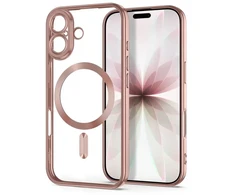 Dėklas Tech-Protect MagFlex Case for iPhone 17 - Transparent Rožinė