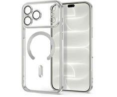 Dėklas Tech-Protect MAGFLEX MagSafe iPhone 17 PRO / 18 PRO BLIZGUS SIDABRINIS