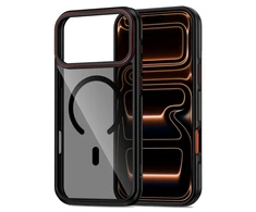 „Tech-Protect MagHybrid MagSafe“ dėklas, skirtas „iPhone 17 Pro“ – Juodas ir Raudona