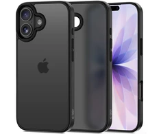 „Tech-Protect MagMat iPhone 17“ dėklas – matinis juodas