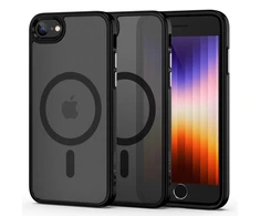 Tech-Protect MagMat MagSafe Apple iPhone 7 / 8 / SE 2020 / 2022 – matte dėklas telefonui juodos spalvos
